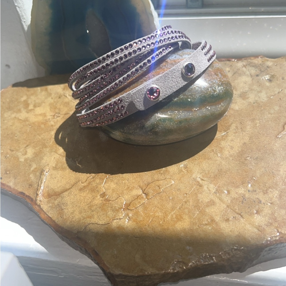 Touchstone Crystal Wrap Star Bracelet